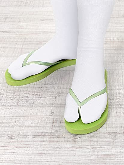 Flip-flops socks split toe socks elastic socks for men and women (6 Pairs)