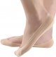 Double invisible lining socks for women's cotton nylon boat shaped socks with anti slip properties (6 Pairs)